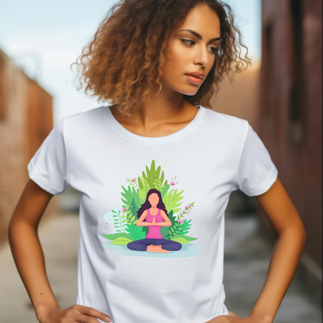 Yoga day special- Meditating women