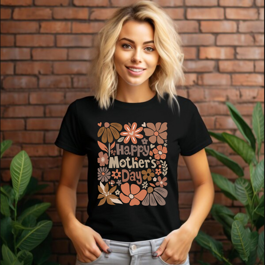 Happy Mother's day- Elegant floral- Special Mother's day Tshirt