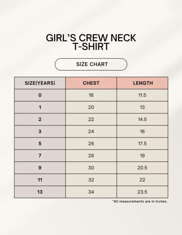 Girl's Crew Neck T-Shirt - Image 4