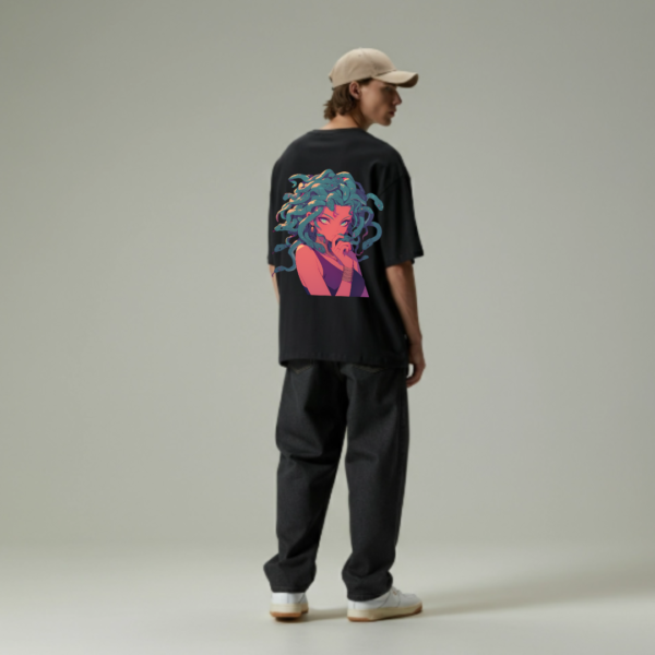 Snakes & sass- Premium Unisex Oversized Classic T-Shirt - Image 9