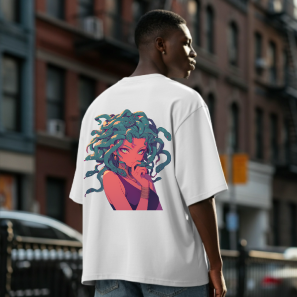 Snakes & sass- Premium Unisex Oversized Classic T-Shirt - Image 10