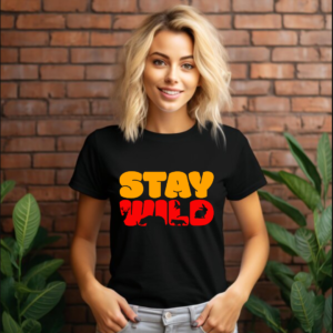 Stay wild with animal silhouettes- Women's Thsirt