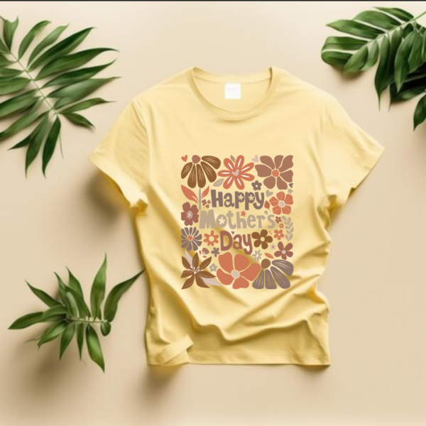 Happy Mother's day- Elegant floral- Special Mother's day Tshirt - Image 9