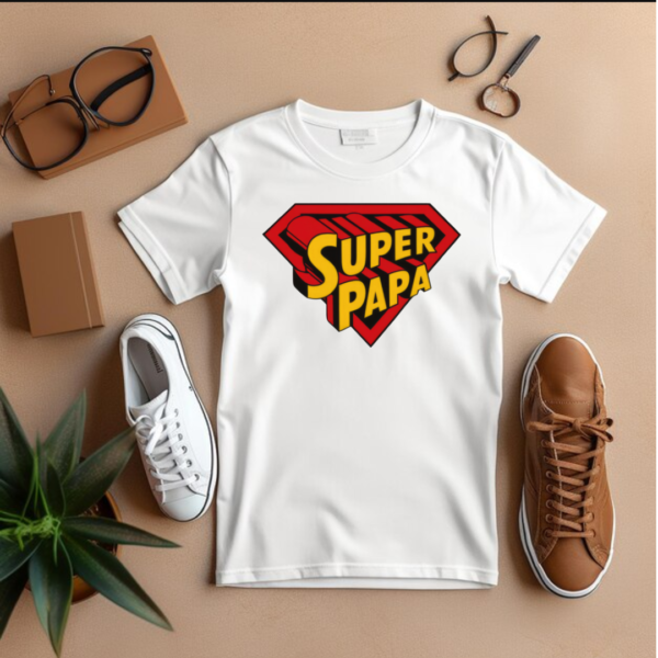 Super papa- Father's Day special- Men's tshirt - Image 3