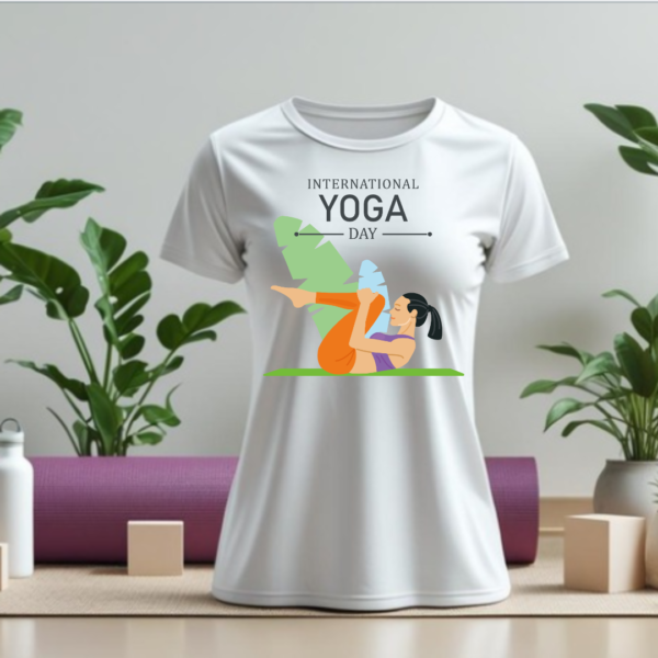 International yoga day- Women's Premium Tshirt - Image 4