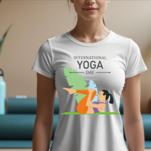 International yoga day- Women's Premium Tshirt