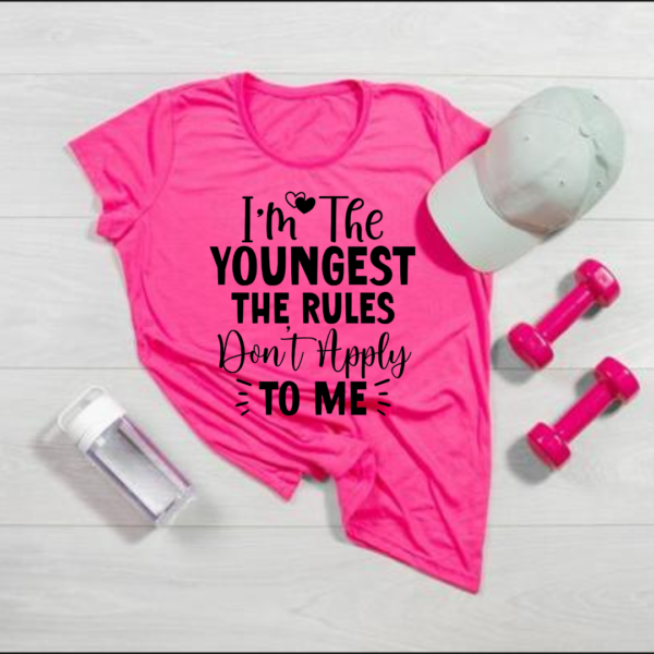 Youngest Sister- Women Tshirt - Image 6