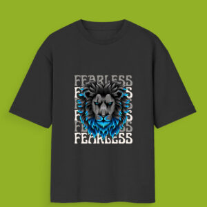 Fearless Lion Unisex Oversized T-Shirt