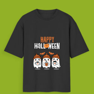 Cute Halloween Unisex Oversized T-Shirt