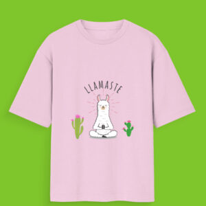 Llamaste Cute Unisex Oversized T-Shirt