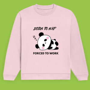 Cute Sleeping Panda Print- Premium Oversized Unisex Sweatshirt